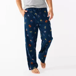 Men's Sonoma Goods For Life® Flannel Pajama Pants -Clearance Sales Store 5034879 Navy Campers