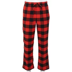 Men's Sonoma Goods For Life® Flannel Pajama Pants -Clearance Sales Store 5034879 Red Black Check