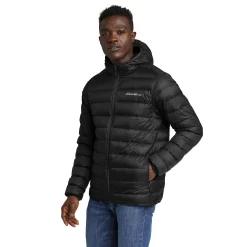 Men's Eddie Bauer CirrusLite Hooded Down Jacket -Clearance Sales Store 5035476 Black