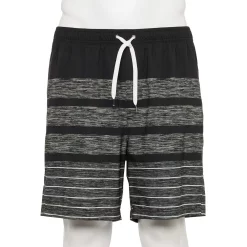 Men's Sonoma Goods For Life® Compression Lined Swim Trunks -Clearance Sales Store 5036572 Black Gray Stripe