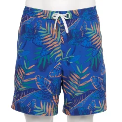 Men's Sonoma Goods For Life® Compression Lined Swim Trunks -Clearance Sales Store 5036572 Blue Leaves
