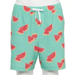 Men's Sonoma Goods For Life® Compression Lined Swim Trunks -Clearance Sales Store 5036572 Lepoard Melon Fizz