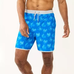 Men's Sonoma Goods For Life® Scallop Swim Trunks -Clearance Sales Store 5036573 Blue Circles