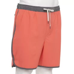 Men's Sonoma Goods For Life® Scallop Swim Trunks -Clearance Sales Store 5036573 Coral