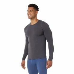 Men's HeatKeep Basic Lightweight Knit Crewneck Tee -Clearance Sales Store 5042737 ALT2