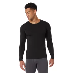 Men's HeatKeep Basic Lightweight Knit Crewneck Tee -Clearance Sales Store 5042737 Black