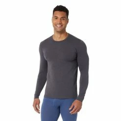 Men's HeatKeep Basic Lightweight Knit Crewneck Tee -Clearance Sales Store 5042737 Heather Stingray