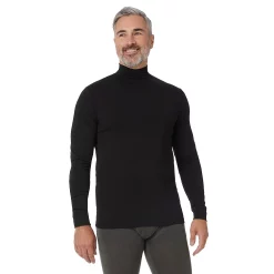Men's HeatKeep Lightweight Basic Mockneck Tee -Clearance Sales Store 5042755 Black