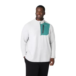Big & Tall Eddie Bauer Cloud Regular-Fit Quarter-Zip Pullover Jacket 9 Big & Tall Eddie Bauer Cloud Regular-Fit Quarter-Zip Pullover Jacket -Clearance Sales Store 5070259 Cement