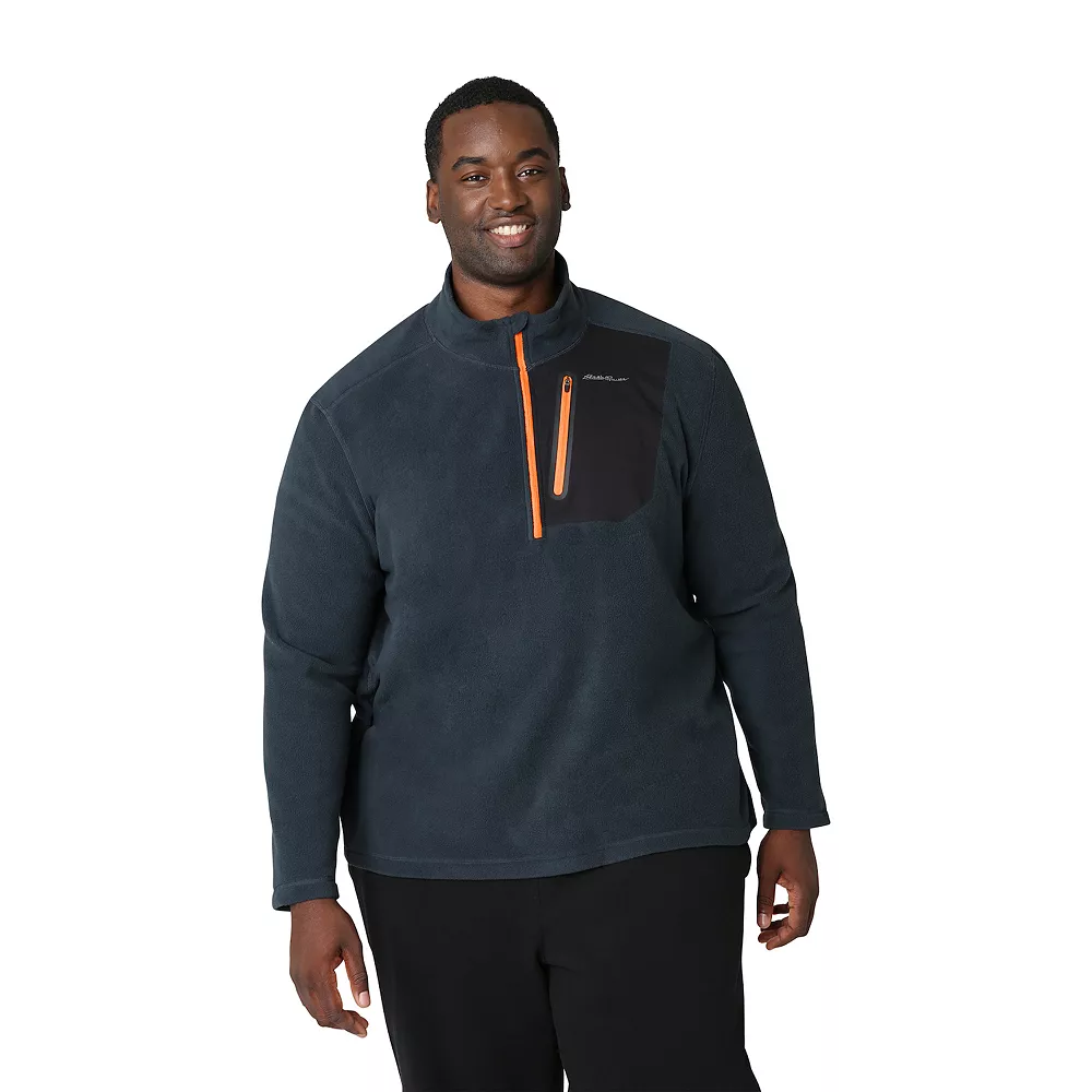 Big & Tall Eddie Bauer Cloud Regular-Fit Quarter-Zip Pullover Jacket 3 Big & Tall Eddie Bauer Cloud Regular-Fit Quarter-Zip Pullover Jacket
