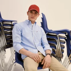 Men's Tommy Hilfiger Custom Fit Essential Stretch Oxford Shirt -Clearance Sales Store 5092114 ALT3