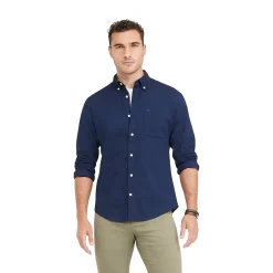 Men's Tommy Hilfiger Custom Fit Essential Stretch Oxford Shirt -Clearance Sales Store 5092114 Desert Sky