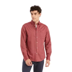 Men's Tommy Hilfiger Custom Fit Essential Stretch Oxford Shirt -Clearance Sales Store 5092114 Rouge