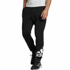 Big & Tall adidas Big Logo Fleece Jogger -Clearance Sales Store 5097420 Black White
