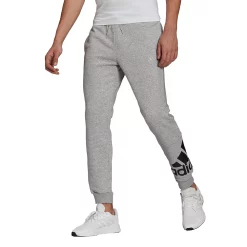 Big & Tall adidas Big Logo Fleece Jogger -Clearance Sales Store 5097420 Gray Black
