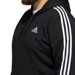 Big & Tall adidas Essential Fleece Full-Zip Hoodie -Clearance Sales Store 5097441 ALT3