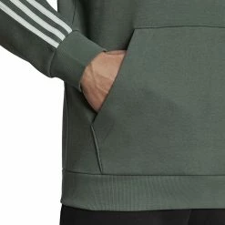Big & Tall adidas Essential 3-Stripes Badge of Sport Hoodie -Clearance Sales Store 5097477 ALT4