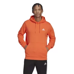 Big & Tall adidas Feel Cozy Hoodie -Clearance Sales Store 5097478 Semi Impact Orange