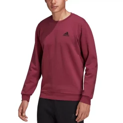 Big & Tall adidas Feel Cozy Fleece Sweatshirt -Clearance Sales Store 5097481 ALT3