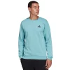 Big & Tall adidas Feel Cozy Fleece Sweatshirt -Clearance Sales Store 5097481 Mint Black
