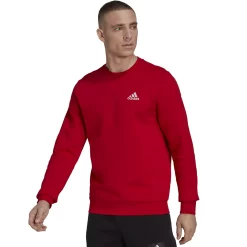 Big & Tall adidas Feel Cozy Fleece Sweatshirt -Clearance Sales Store 5097481 Scarlet