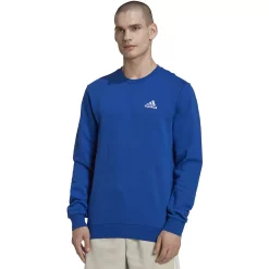 Big & Tall adidas Feel Cozy Fleece Sweatshirt -Clearance Sales Store 5097481 Team Royal Blue