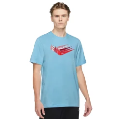 Men's Nike Swoosh Tee 10 Men's Nike Swoosh Tee -Clearance Sales Store 5118586 Blue Chill
