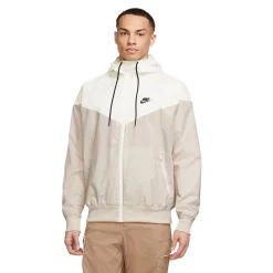 Men's Nike Windrunner Hooded Jacket -Clearance Sales Store 5118615 Lt Ore Wood Brown Blk
