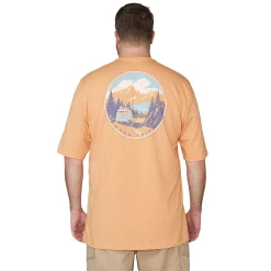Big & Tall IZOD Saltwater Graphic Tee -Clearance Sales Store 5138066 Orange