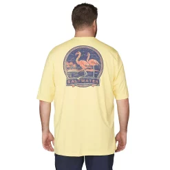 Big & Tall IZOD Saltwater Graphic Tee -Clearance Sales Store 5138066 Yellow Cream