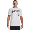 Men's Under Armour Baseball Script Tee -Clearance Sales Store 5154924 White