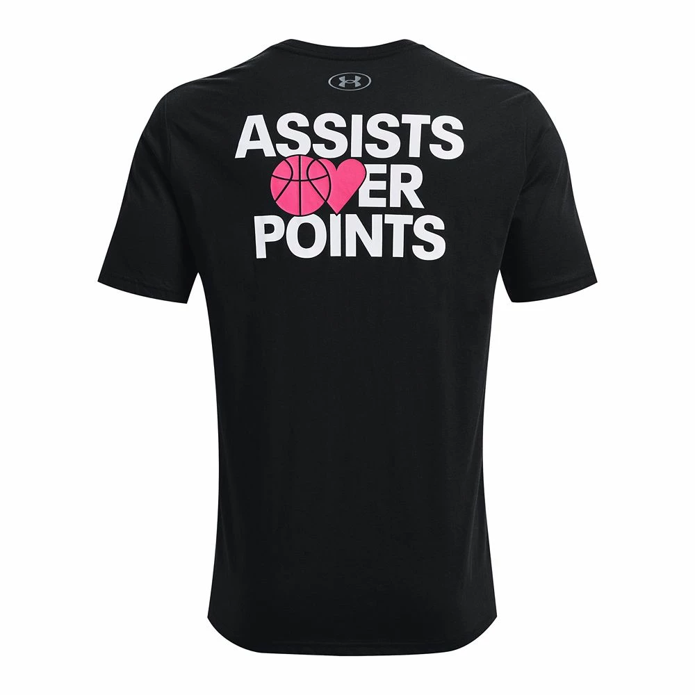 Men's Under Armour Basketball Assists Over Points Graphic Tee 6 Men's Under Armour Basketball Assists Over Points Graphic Tee - Image 4