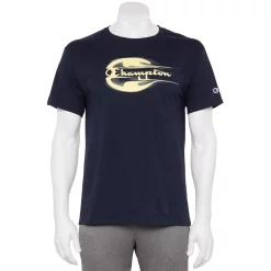 Men's Champion® Brushstroke Script Graphic Tee -Clearance Sales Store 5162429 Navy