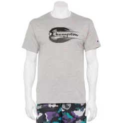 Men's Champion® Brushstroke Script Graphic Tee -Clearance Sales Store 5162429 Oxford Gray