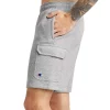Men's Champion® Powerblend Fleece Cargo Shorts -Clearance Sales Store 5164140 Oxford Gray