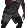 Men's Under Armour Train Stretch Printed Shorts -Clearance Sales Store 5166060 Black White