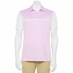 Men's adidas Regular-Fit Colorblock Golf Polo -Clearance Sales Store 5167209 Lilac