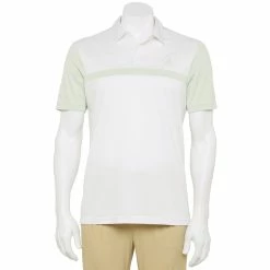 Men's adidas Regular-Fit Colorblock Golf Polo -Clearance Sales Store 5167209 Linen Green