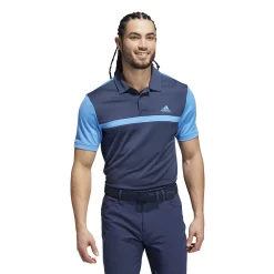 Men's adidas Regular-Fit Colorblock Golf Polo -Clearance Sales Store 5167209 Pulse Blue