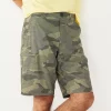 Men's Sonoma Goods For Life® 10-Inch Tech Cargo Shorts -Clearance Sales Store 5177461 Green Camo
