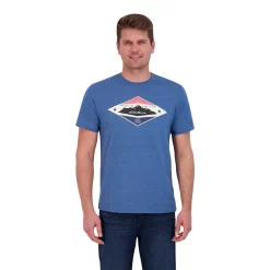 Men's Eddie Bauer Classic-Fit Outdoor Graphic Tee -Clearance Sales Store 5190502 Heather Indigo