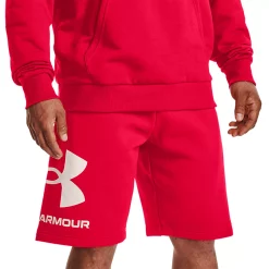 Men's Under Armour Rival Fleece Big Logo Shorts 13 Men's Under Armour Rival Fleece Big Logo Shorts -Clearance Sales Store 5201675 Red