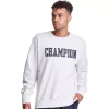 Men's Champion® Powerblend Fleece Sweatshirt -Clearance Sales Store 5205437 Oatmeal Heather