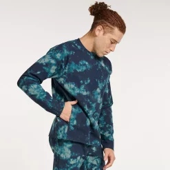 Men's FLX Leisure Crew Sweatshirt -Clearance Sales Store 5210686 Navy Dye