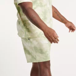 Men's Big & Tall FLX 7" Leisure Shorts -Clearance Sales Store 5211440 Mint Dye