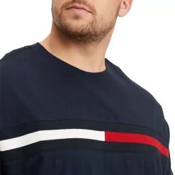 Men's Big & Tall Tommy Hilfiger Tino Logo Tee -Clearance Sales Store 5218645 ALT2