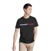 Men's Big & Tall Tommy Hilfiger Tino Logo Tee -Clearance Sales Store 5218645 Black