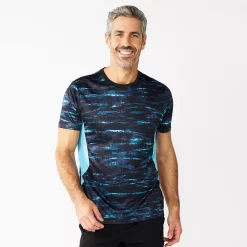Men's Tek Gear® Dry Tek Printed Tee 13 Men's Tek Gear® Dry Tek Printed Tee -Clearance Sales Store 5223988 Light Teal Stripe