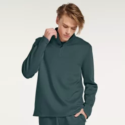 Men's FLX Mid-Weight Pullover -Clearance Sales Store 5224103 Silent Navy