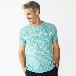 Men's Tek Gear® Printed Jacquard Tee -Clearance Sales Store 5224229 Moroccan Teal